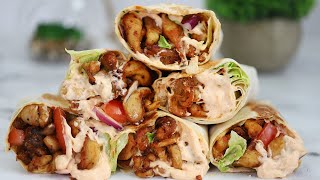 TASTIEST CHICKEN WRAP PERFECT CHICKEN WRAP [upl. by Artus]