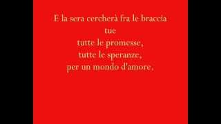 Gianni Morandi  Un Mondo DAmore Lyrics [upl. by Body]