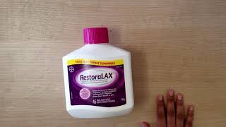 RestoraLAX Review For Babies Infants Laxative Constipation Treatment [upl. by Sivrahc]