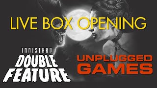 Innistrad Double Feature Box Opening  Unplugged Games [upl. by Akirat741]