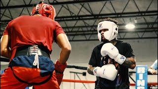 Gervonta Tank Davis gym FULL SPARRING Footage Dog House type WAR in Baltimore’s own [upl. by Ahsiram]