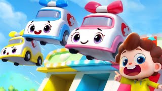 Ambulance Help Me  Street Vehicles Song  Learn Colors  Nursery Rhymes amp Kids Songs  BabyBus [upl. by Aohk]