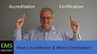 What is Accreditation amp What is Certification [upl. by Enilrae]