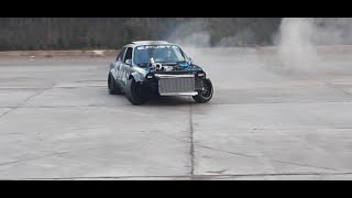 BMW E30 OM606 Turbo first test [upl. by Weinman]