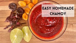 Homemade Thick Chamoy Sauce amp Candy [upl. by Amluz]