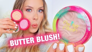 Physicians Formula BUTTER BLUSH Demo  Swatches [upl. by Nosidda788]