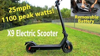 X9 Electric Scooter Overview  HX Scooters [upl. by Nylaroc]