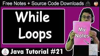 Java Tutorial While Loops in Java [upl. by Rooker]