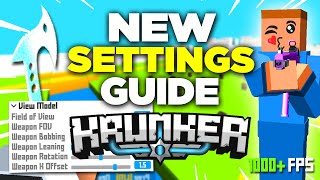 UPDATED Krunkerio BEST Settings 2020 Beginners Guide Custom Crosshair Scope FOV [upl. by Theresa]