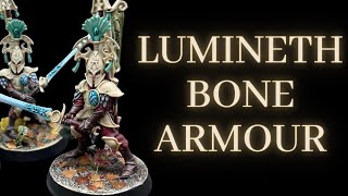 How to Paint LUMINETH BONE ARMOUR [upl. by Lemart802]