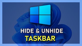 Windows 10  How to Hide amp Unhide Taskbar [upl. by Daron]