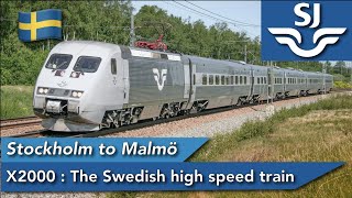 SJ X2000 HighSpeed Train Review How Good Is Swedens Flagship Train [upl. by Esyli]