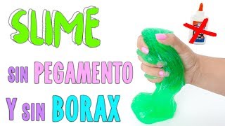 PROBANDO SLIME SIN PEGAMENTO Y SIN BORAX [upl. by Spenser]