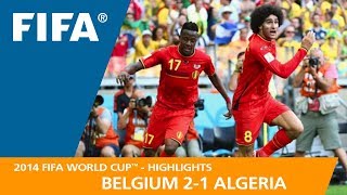 Belgium v Algeria  2014 FIFA World Cup  Match Highlights [upl. by Beauregard915]