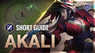 4 Minute Guide to Akali Mid  Mobalytics Short Guides [upl. by Auqeenwahs]