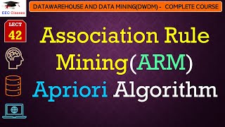 L42 Association Rule MiningARM  Apriori Algorithm  Example  Data Mining Lectures in Hindi [upl. by Essenaj114]