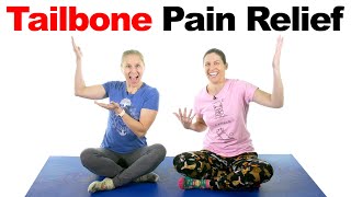 Tailbone Pain Relief with Easy Stretches [upl. by Nedra364]