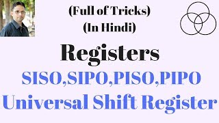 Universal Shift Registers Digital Electronics63 by SAHAV SINGH YADAV [upl. by Kcirdef]