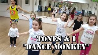 quotDance Monkeyquot Zumba Kids Choreography [upl. by Dowdell]