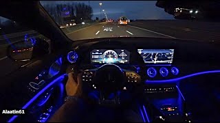 The MercedesAMG GT 63 S 2024 Test Drive at NIGHT [upl. by Assirroc]