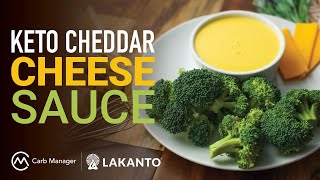 Keto Cheddar Cheese Sauce Recipe [upl. by Aloin]