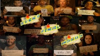 Every quotFinal Wordsquot from Survivor 🌴🌴🌴 Borneo  Millenials VS Gen X 🌴🌴🌴 [upl. by Niamrahc]