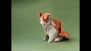 Origami cat by Katsuta Kyohei [upl. by Schaefer]