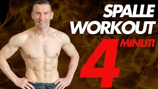 Spalle Workout in Casa 4 minuti [upl. by Roeser]