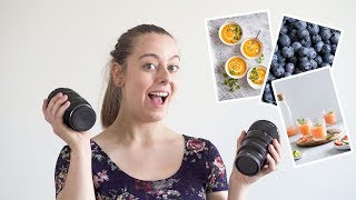 Which LENSES should I use for FOOD PHOTOGRAPHY [upl. by Wylma]