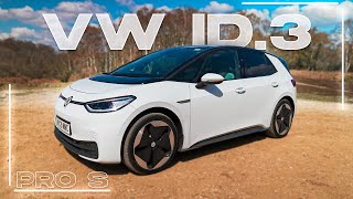 Volkswagen ID3 Pro S Review  Is It a Tesla Killer [upl. by Ihsoyim]