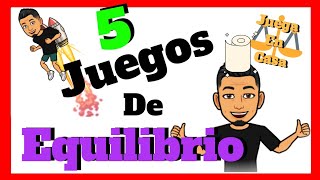 5 Juegos de EQUILIBRIO🤸‍♂️ ESTÁTICO y DINÁMICO para NIÑOS Y NIÑAS👦👧 [upl. by Aiuhsoj]