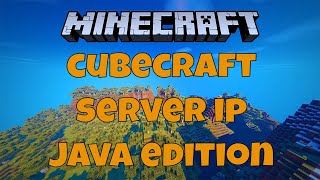 Minecraft Cubecraft Server IP JAVA EDITION [upl. by Eeleak]