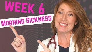 6 Weeks Pregnant 6 week Ultrasound Morning Sickness and baby Development [upl. by Elletnuahc252]