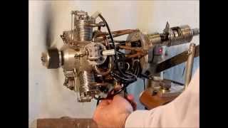 Model Aero Engine  Inertia Starter [upl. by Ahearn]