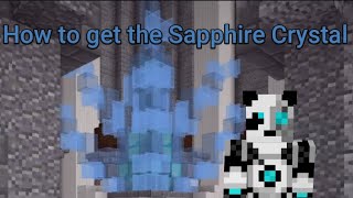 How to Find the Sapphire Crystal hypixel skyblock [upl. by Dayle]