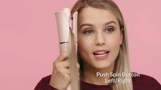 How to use Lena Geniecurl auto hair curling wand [upl. by Annal]