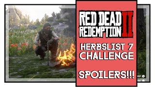 Red Dead Redemption 2 Herbalist 7 Challenge Guide SPOILERS [upl. by Edurtreg]