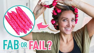 Do Heatless Curlers REALLY Work  Fab or Fail [upl. by Vastah]