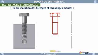 04LES FILETAGES amp TARAUDAGES [upl. by Weidner]