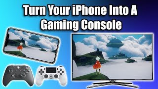 Turn Your iPhone Or iPad Into A Gaming Console  HDMIControllerApple ArcadeAwesome [upl. by Liana]