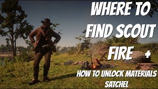 RDR 2  SCOUT FIRE  MATERIALS SATCHEL How to find [upl. by Atila]