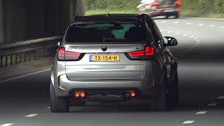 HAMANN BMW X5M F85 740HP  FLAMES POP amp BANGS amp Accelerations [upl. by Geraldina]