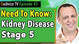 Chronic Kidney Disease Symptoms Stage 5 KIDNEY FAILURE treatment and ESRD renal diet [upl. by Delcina477]