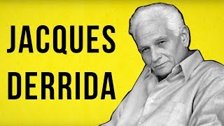 PHILOSOPHY Jacques Derrida [upl. by Esinal]