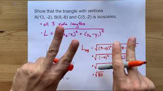 Show that this triangle is Isosceles OR equilateral OR scalene [upl. by Girish90]