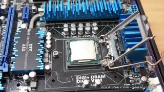 How to install intel CPU on a Motherboard [upl. by Kissee]