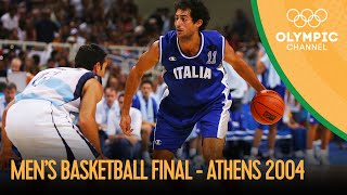 Argentina v Italy  Mens Basketball Final  Athens 2004 Replays [upl. by Ytissahc]