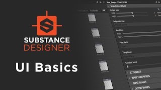 Substance Designer UI Basics Introduction  Adobe Substance 3D [upl. by Aynekal654]