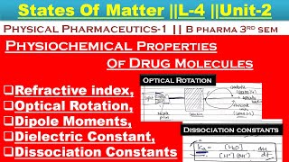 States Of Matter  L4 Unit2 Physical Pharmaceutics 1 B pharmacy 3rd Sem  Carewell Pharma [upl. by Hannavas]