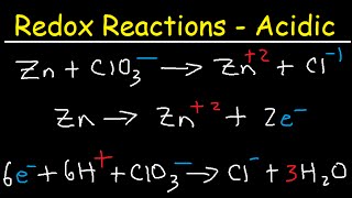 How To balance Redox Equations In Acidic Solution [upl. by Ragen872]